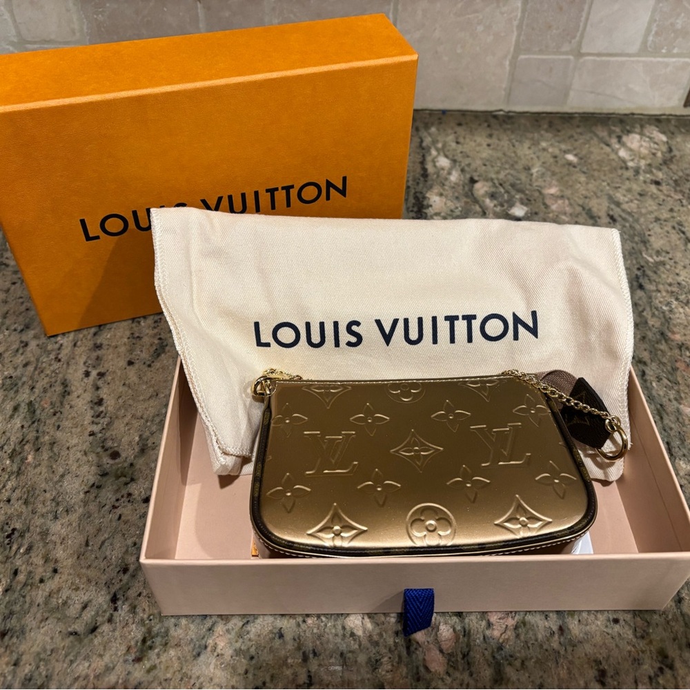 Rose Gold Louis Vuitton Mini Pochette